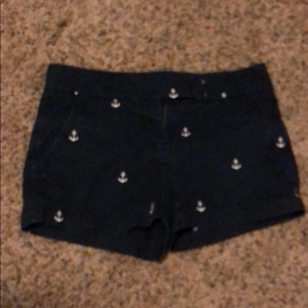 J. Crew Navy Anchor shorts Size 4
